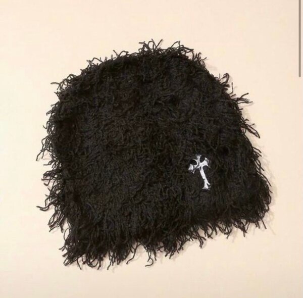 Chapeau en fourrure noir