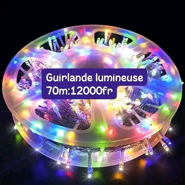 Guirlande lumineuse 70 Mètres