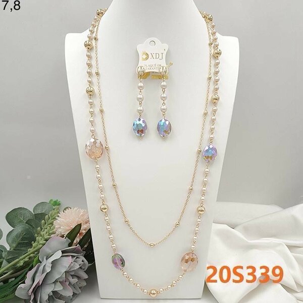 Parure élégante perles