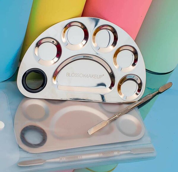 Stainless Steel Makeup Mixing Palette