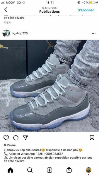 Baskets montantes modernes