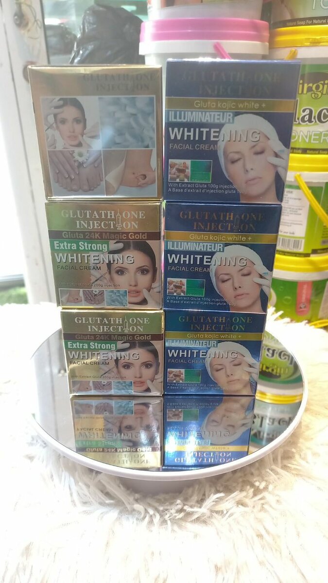 Glutathione injection face cream