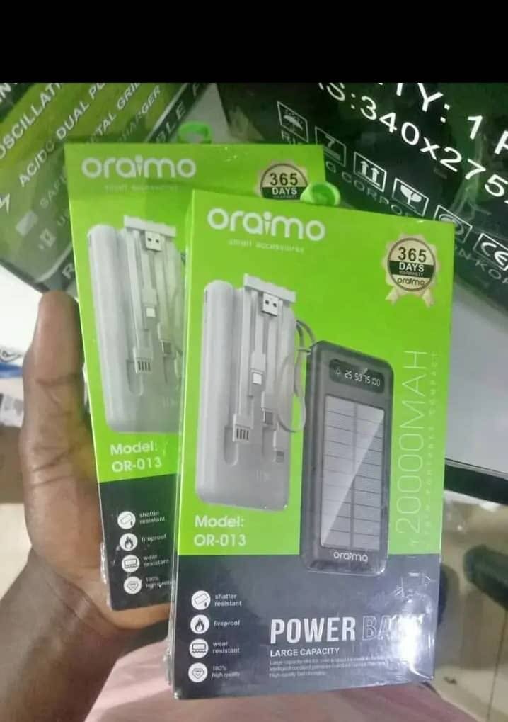 ORAIMO 20,000mAh POWER BANK  GET lT  NOW BEFORE PRICE
