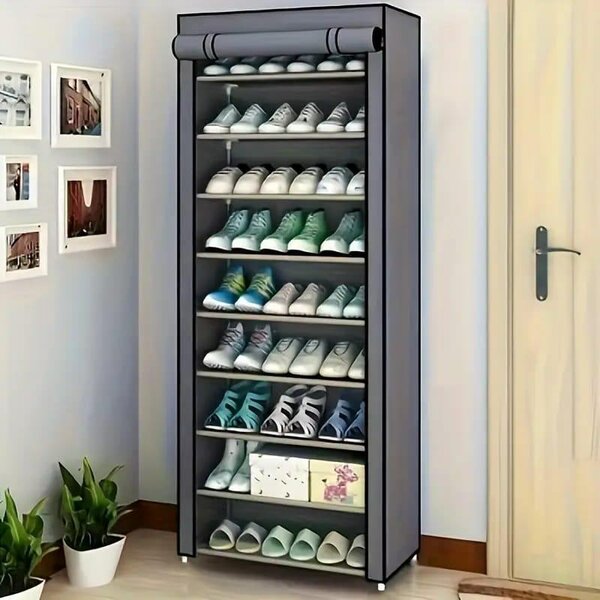 Shoe Organizer Cabinet - Non-woven Fabric Shoe Rack Tower
