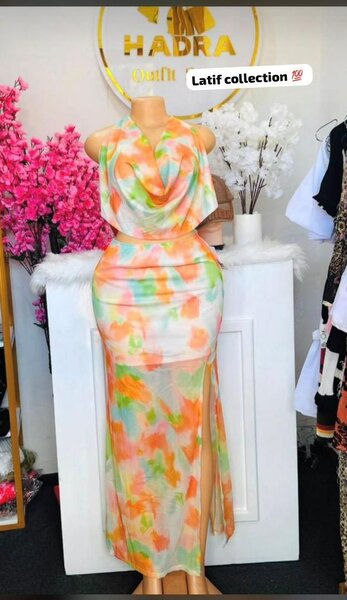 Robe d'été colorée élégante