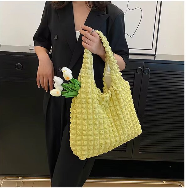 Sac cabas tricoté