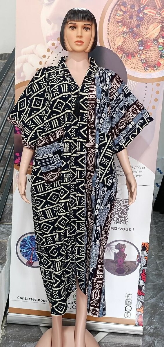 Robe boubou ankara chic