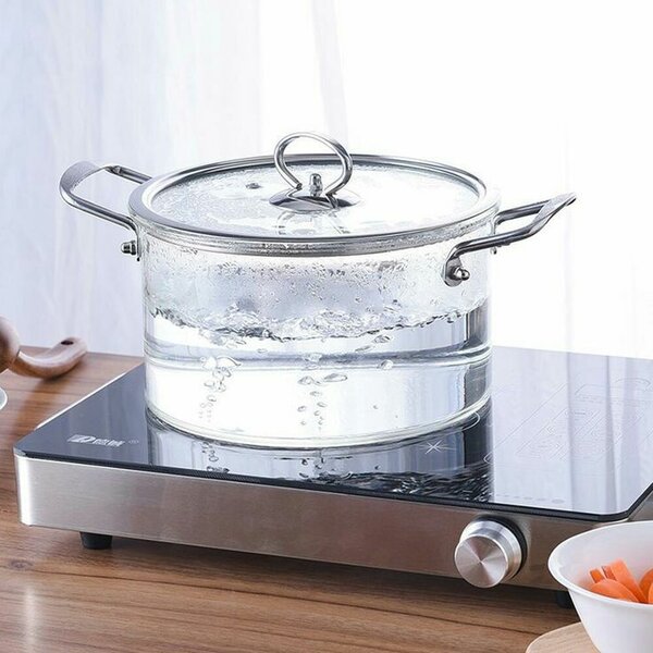 Glass cooking pot