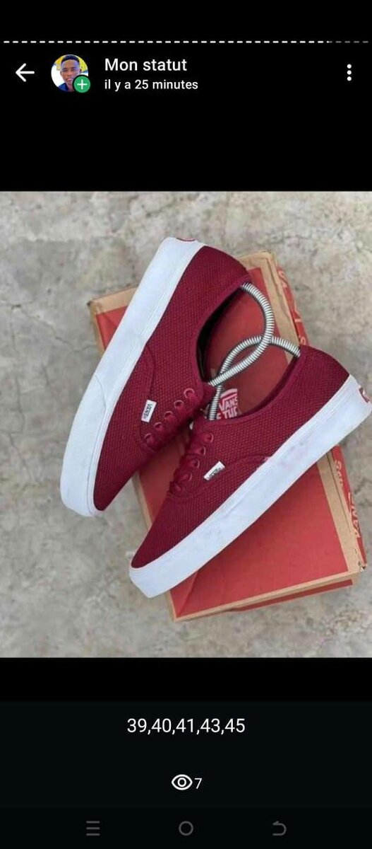 Baskets en toile décontractées