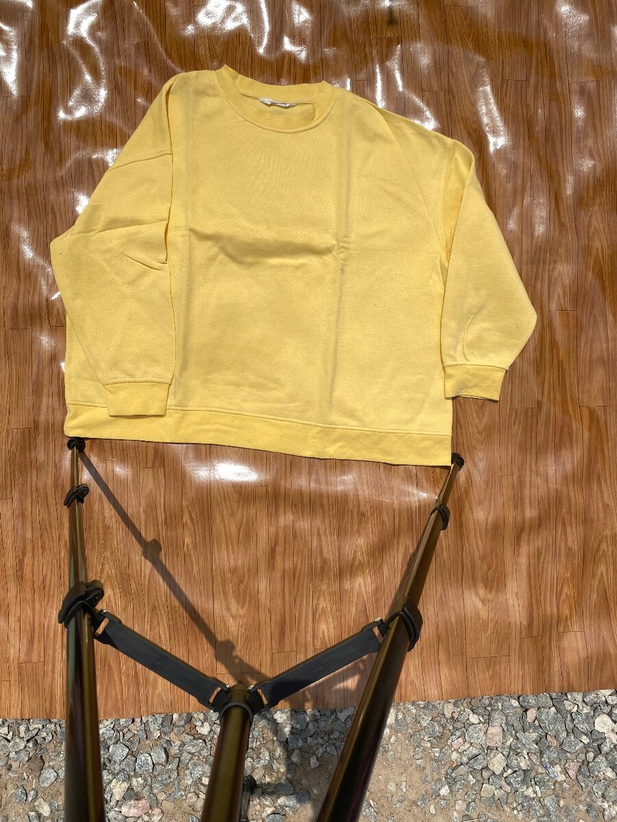 Yellow sweatshirt