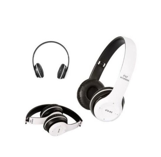 P47 Wireless Bluetooth headset - White