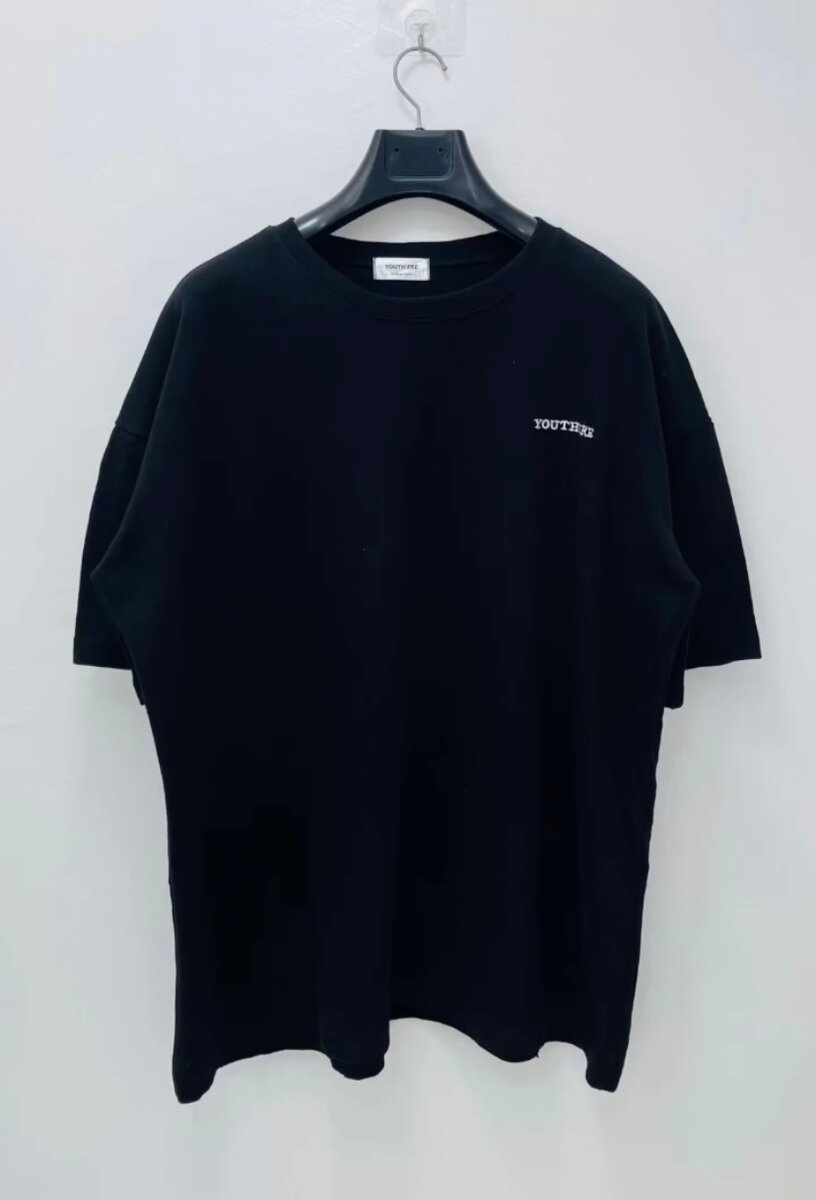 T-shirt noir unisexe