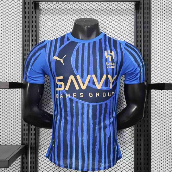 Maillot de football bleu