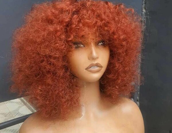 Perruque Bouclée en Dentelle