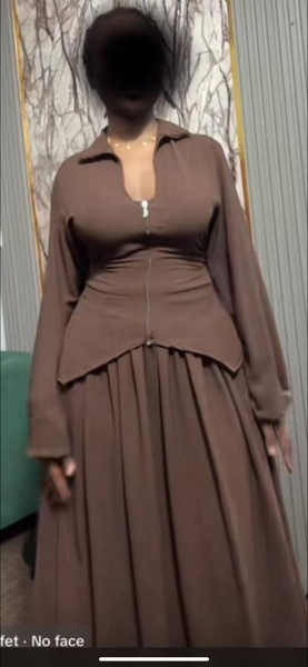 Ensemble élégant imprimé