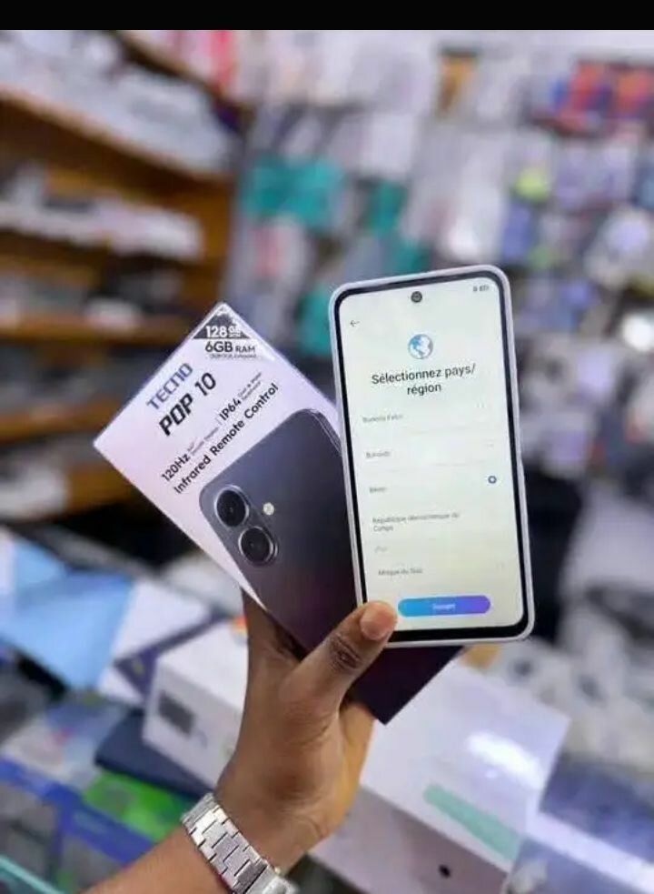 Tecno Pop 10 - Smartphone 128Go/6Go
