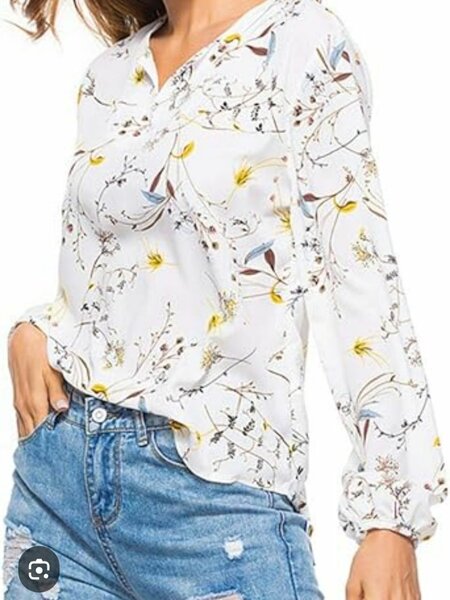 Blouse à pois élégante