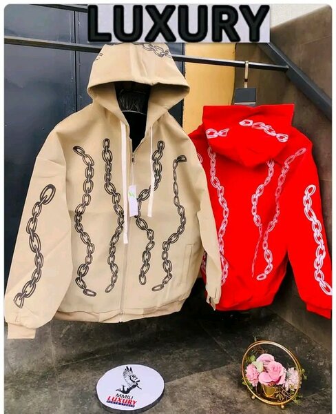 Sweat à capuche unisexe chaîne