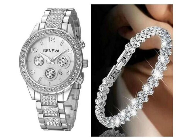 Montre et Bracelet Éblouissants