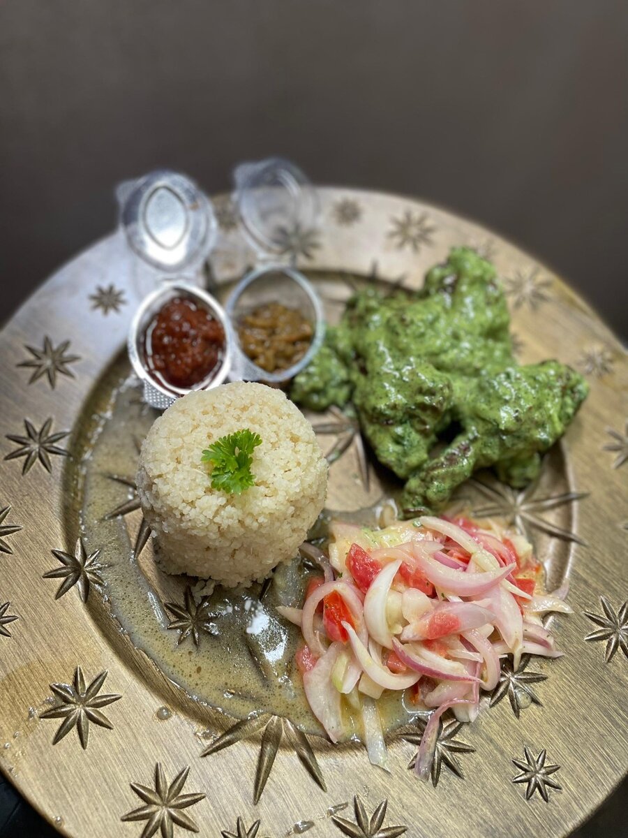 Poulet persil et attieke