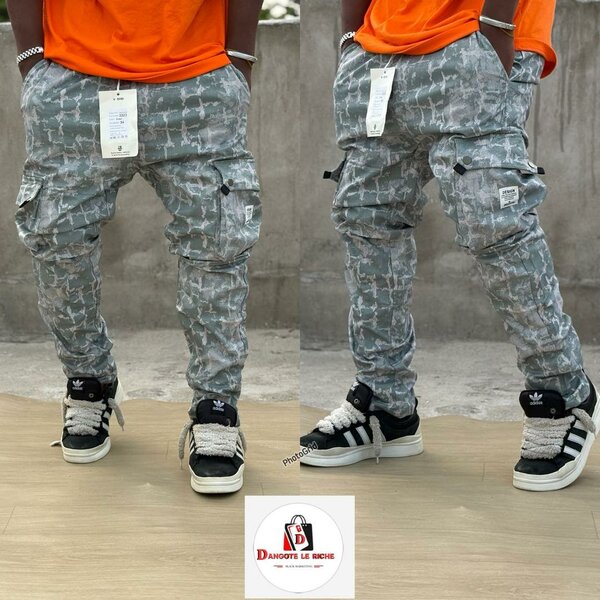 Pantalon Cargo Camouflage Homme