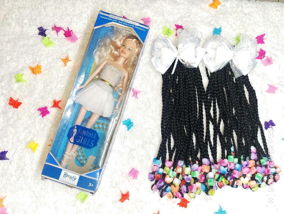 KIT NOEL( POUPEE + POSTICHE)