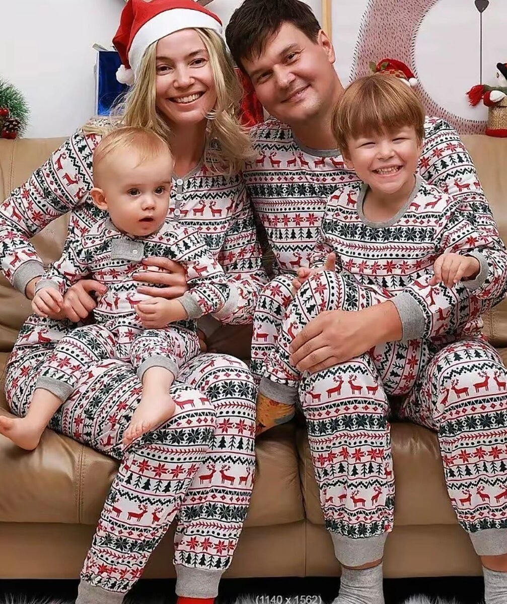 Pyjama familial de Noël