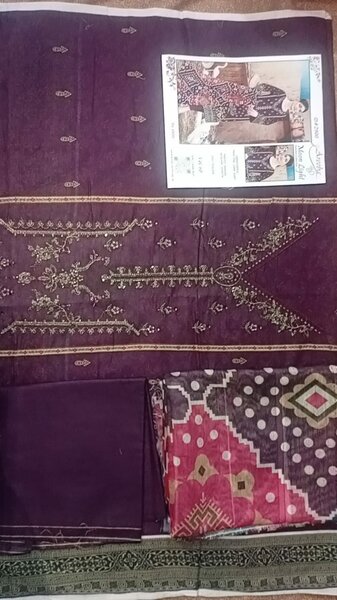 3pc Lawn embroidery