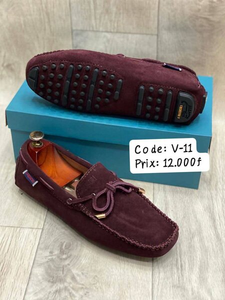 Mocassins en daim pour hommes