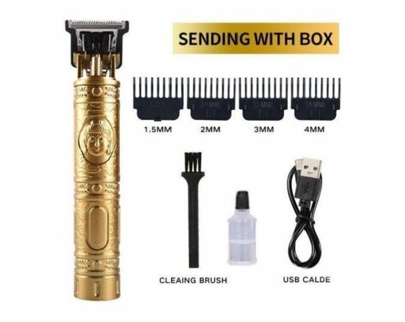 Tondeuse sans fil dorée