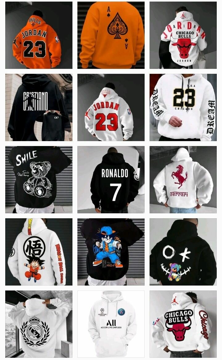 Sweatshirts tendance imprimés