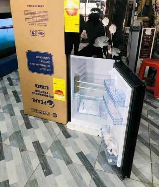 Doubledoor Glass Black Pearl Topfreezer PF-270IX Fridge