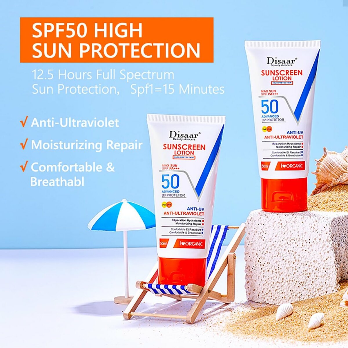 Disaar sunscreen lotion
