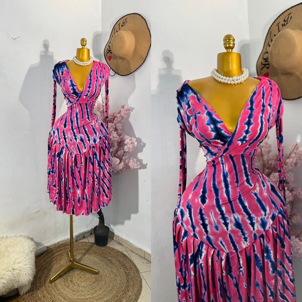 Robe Bohème Imprimée Élégante