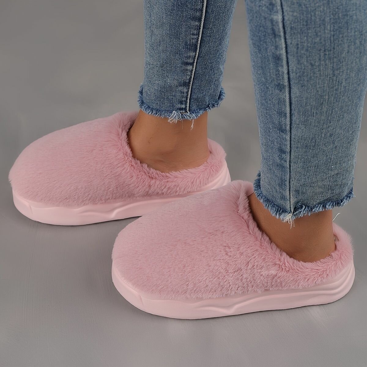 Pantoufles en Peluche Femmes