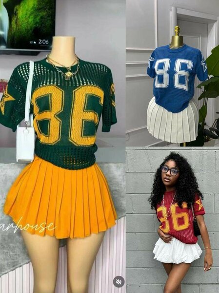 Robe élégante en maille blanche