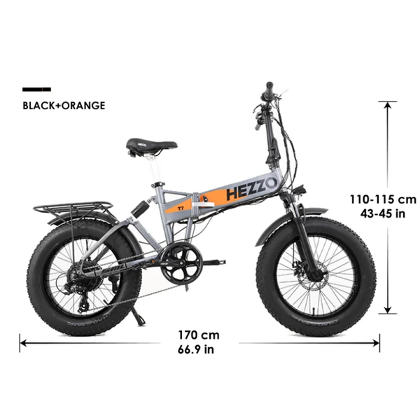 Vélo électrique pliant HEZZO