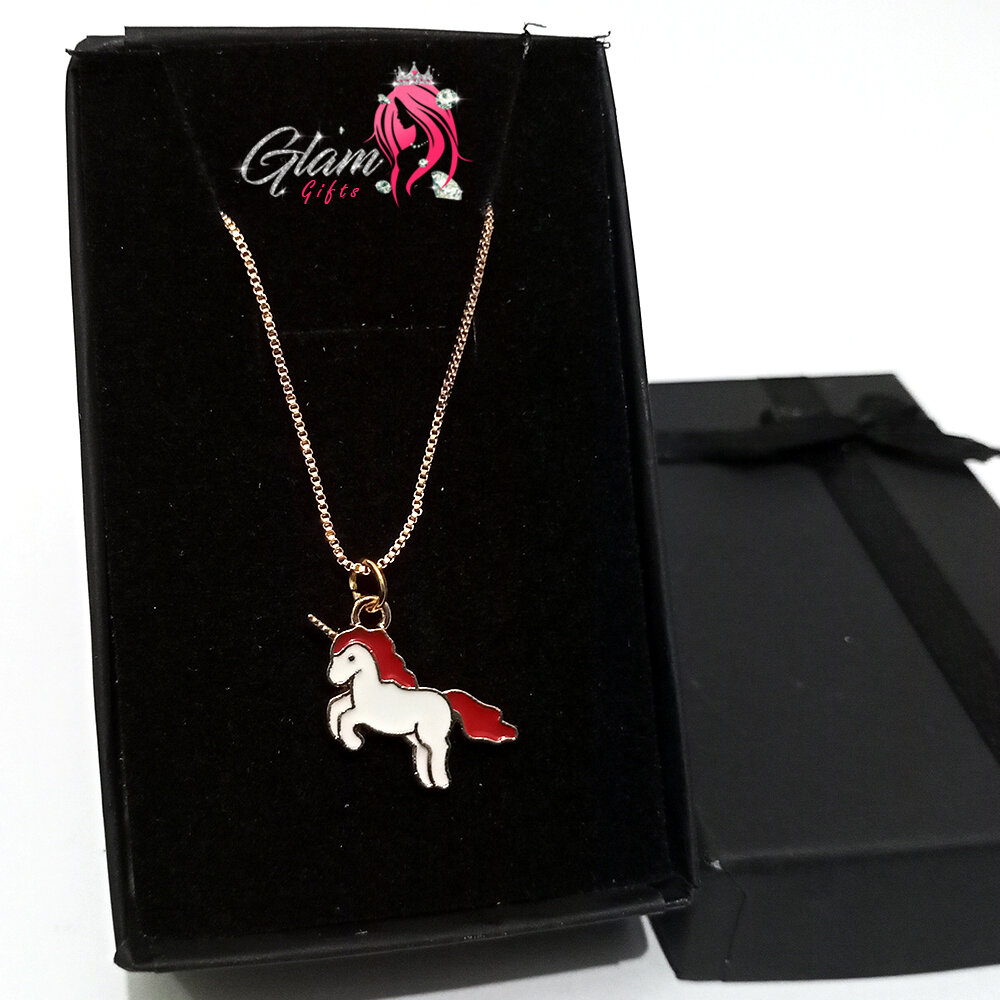 Unicorn Necklace Gift Box