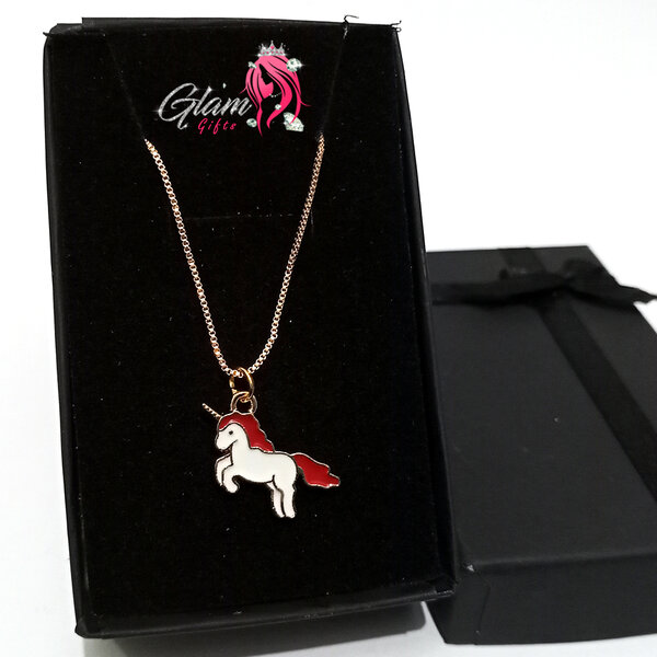 Unicorn Necklace Gift Box