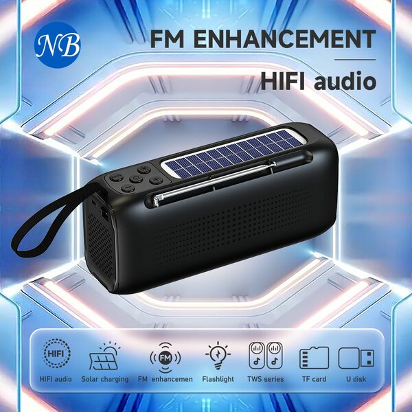 Enceinte Portable Solaire FM