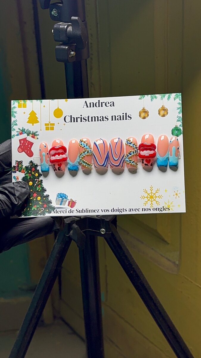 Ongles de Noël uniques