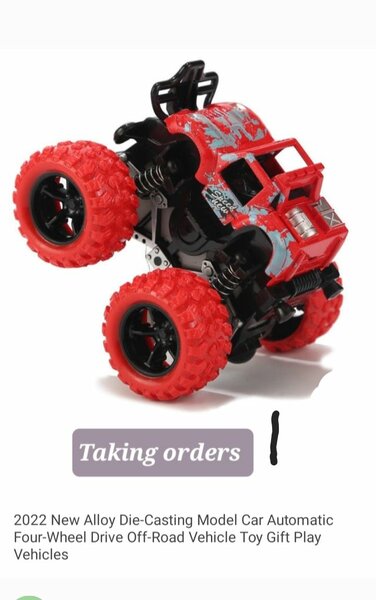 Four wheeled toy car