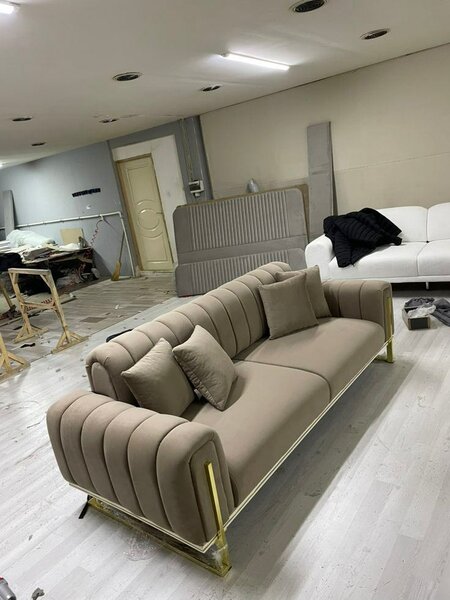 Ensemble canapé et fauteuils modernes