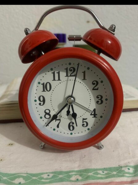 Petit Réveil rétro en métal