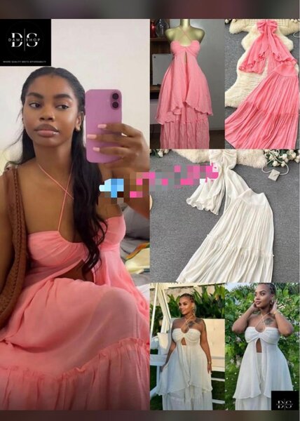 Robe Maxi Volant Bohème