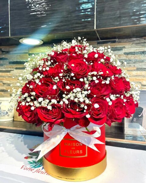 Bouquet de roses rouges