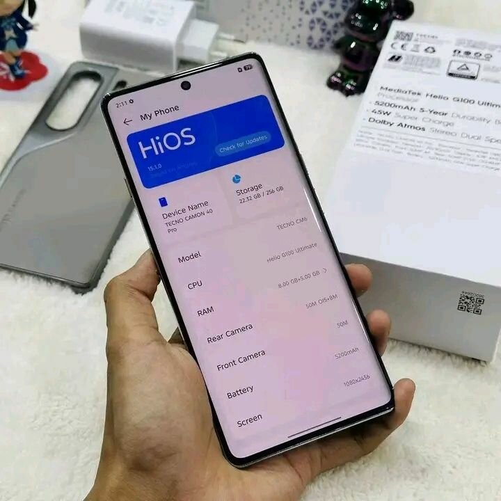 Smartphone Tecno CAMON 20