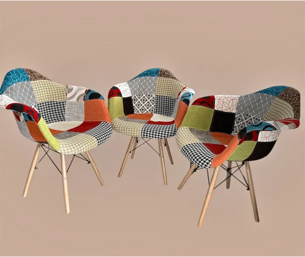 Chaises patchwork élégantes