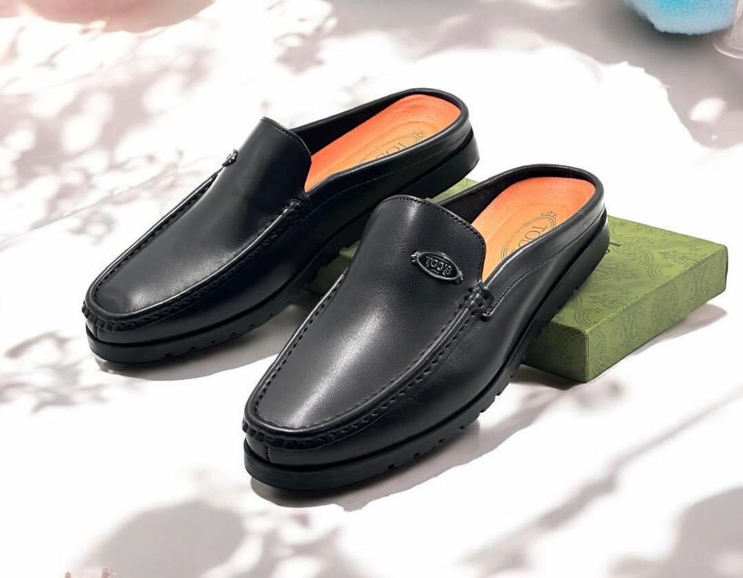 Original leather half shoe