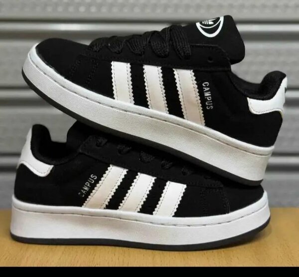 Baskets noires Campus Adidas